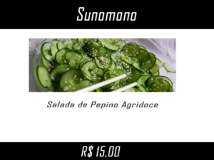 Sunomono Salada de Pepino